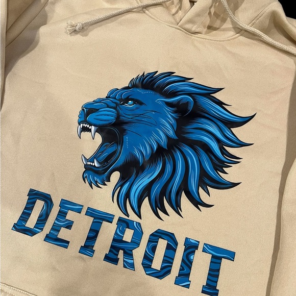 Lions hooded heavy sweatshirt - Picture 2 of 4